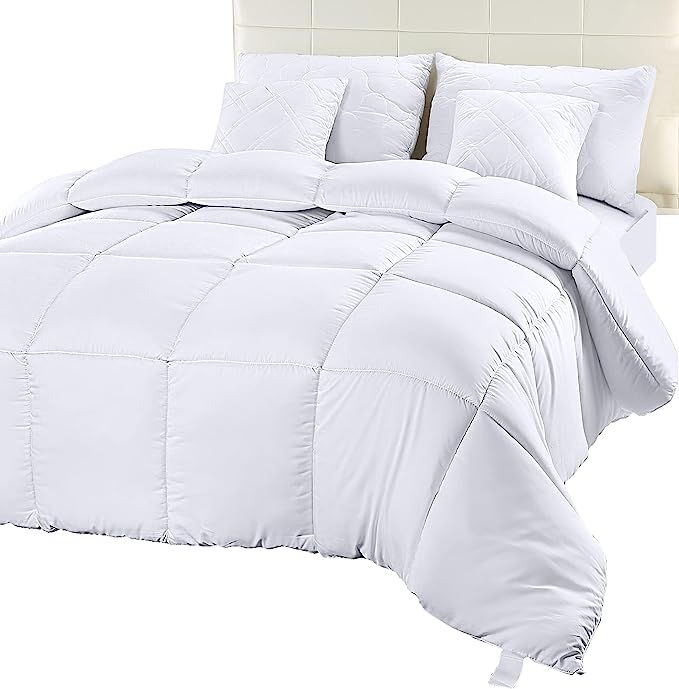 Utopia Bedding Comforter Duvet Insert - Quilted Comforter with Corner Tabs - Box Stitched Down Al... | Amazon (US)