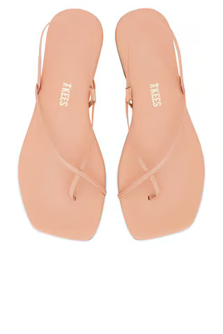 Square Toe Millie Sandal in Nude Beach | Revolve Clothing (Global)