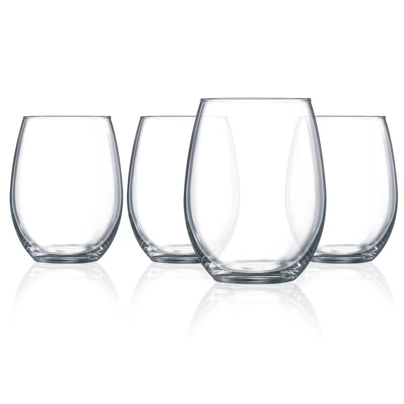 Eldridge 15 oz. Stemless Wine Glass Set | Wayfair Professional