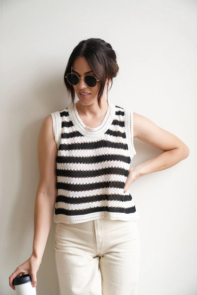Camila Sweater Vest | Carly Jean Los Angeles