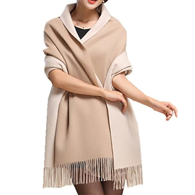 Gift Box Cashmere Wrap Shawl Stole for Women Winter Extra Large(79" X 28") Men Solid Lambswool Pashm | Amazon (US)