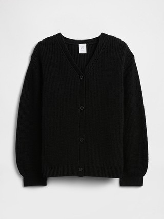 babyGap Shaker-Stitch V-Neck Cardigan | Gap Factory