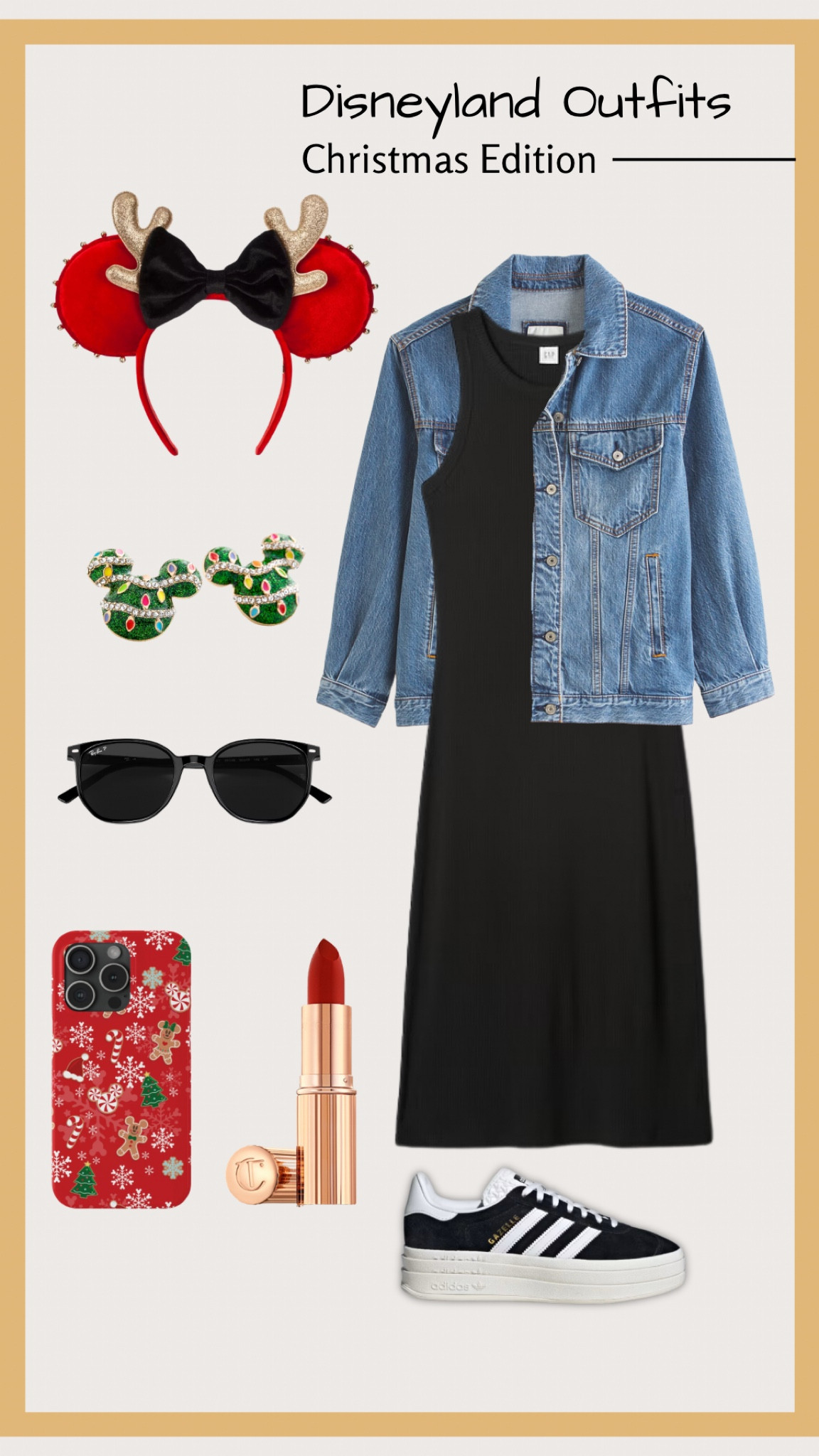 Holiday vibes, Disney style! Loving this mix of cozy and cute with a denim jacket over a midi dress, topped off with festive accessories for the season. Perfect for all-day wear and holiday photos! Find all the details linked on LTK.” #HolidayOutfit #DisneyMomStyle #ComfyAndFestive

#LTKTravel #LTKFamily #LTKHoliday