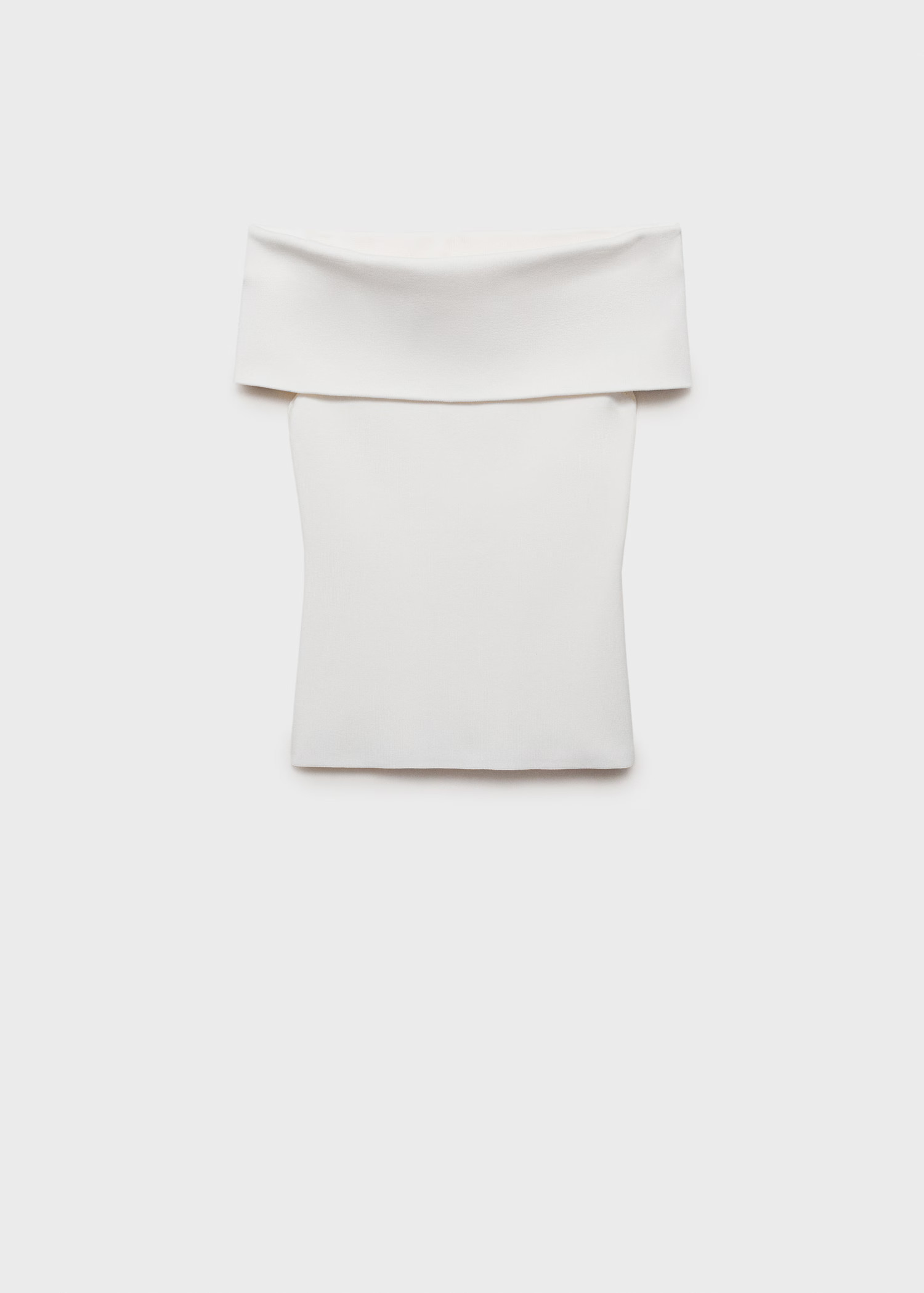 Strapless knitted top - Women | MANGO United Kingdom | MANGO (UK)