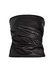 Faux Leather Tube Top | Saks Fifth Avenue