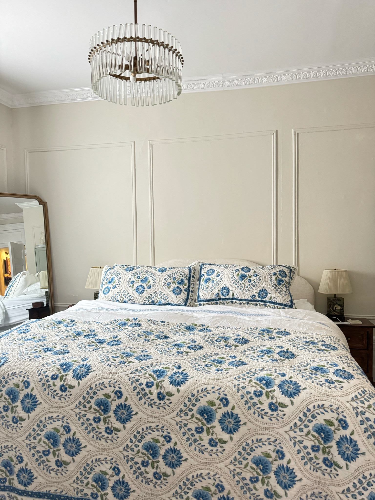 Quilt, duvet cover, headboard, bed, off white paint 

#LTKHome