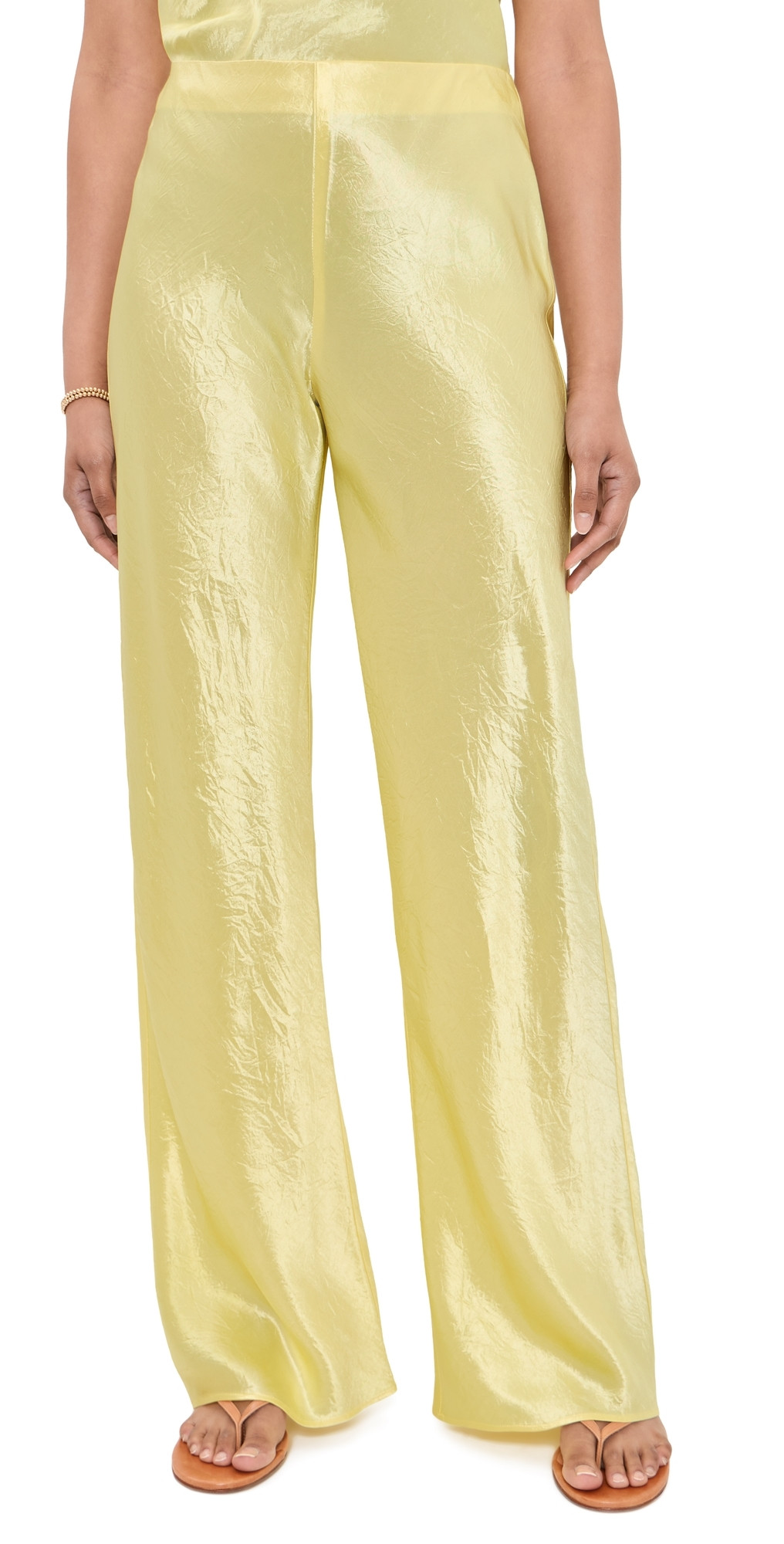 CAMI NYC Bristol Crinkle Pants Buttercup S | Shopbop