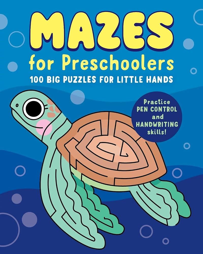 Mazes for Preschoolers: 100 Big Puzzles for Little Hands | Amazon (US)