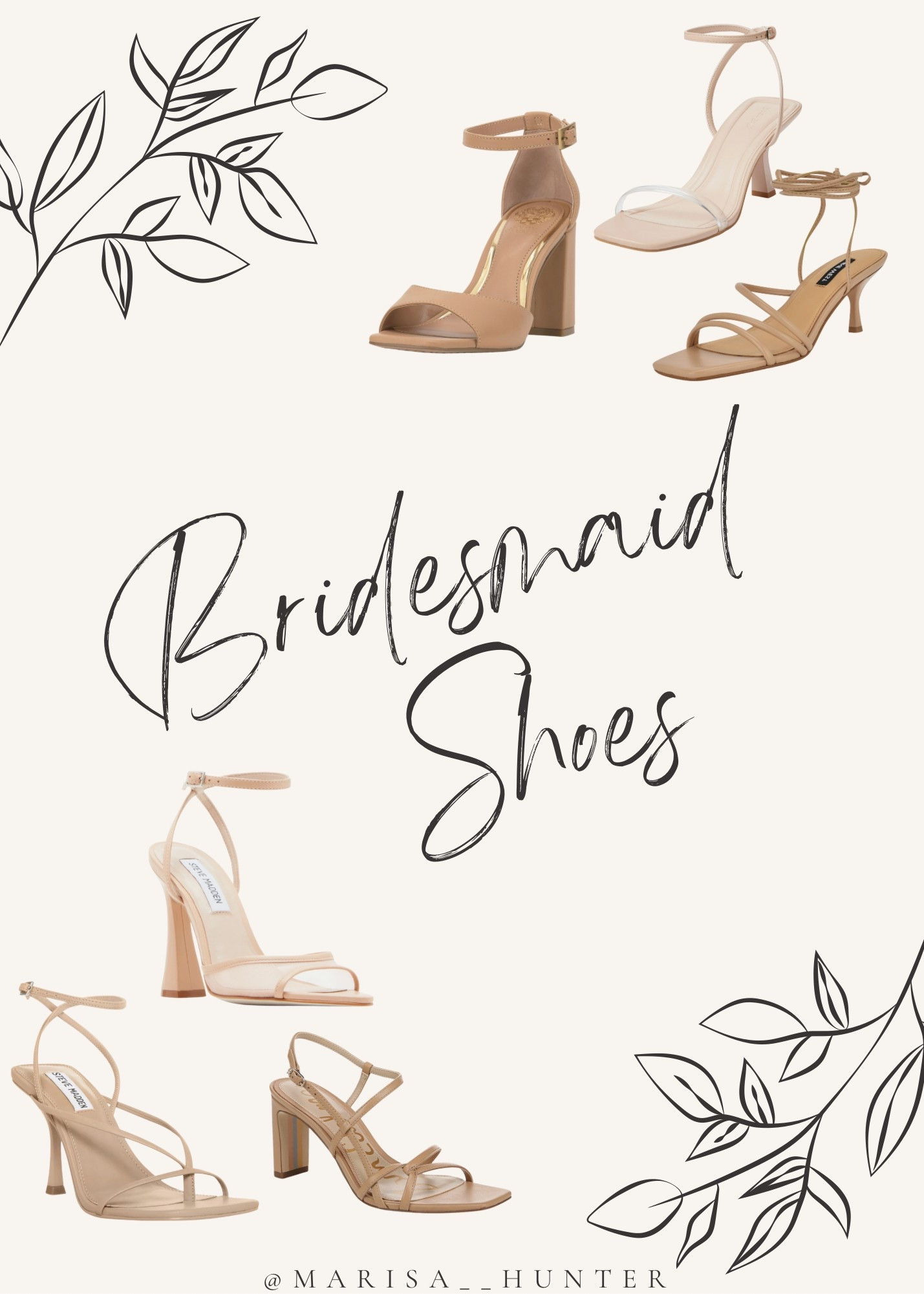 Bridesmaid shoes

Nude heels comfortable shoes wedding day bride bridesmaids wedding shoes open toe summer shoe 

#LTKWedding #LTKSummerEdit #LTKShoeCrush