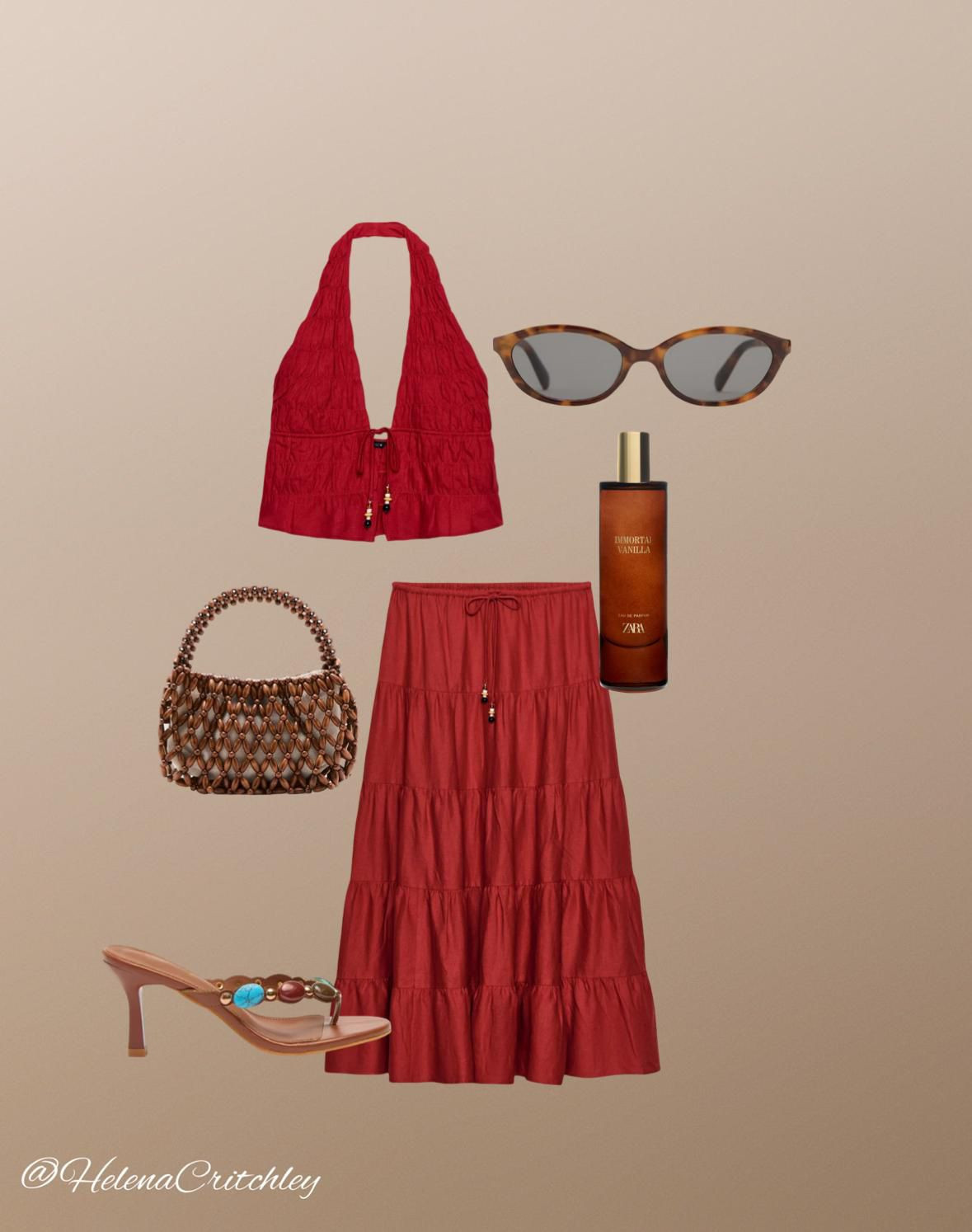 Holiday Outfit Inspiration! 

Red halterneck co-ord, Boho summer co-ord, Rust red holiday outfit, Summer evening outfit, Resort wear styling, Day to Night Holiday Outfit 

 #LTKuk #LTKsummer #LTKtravel