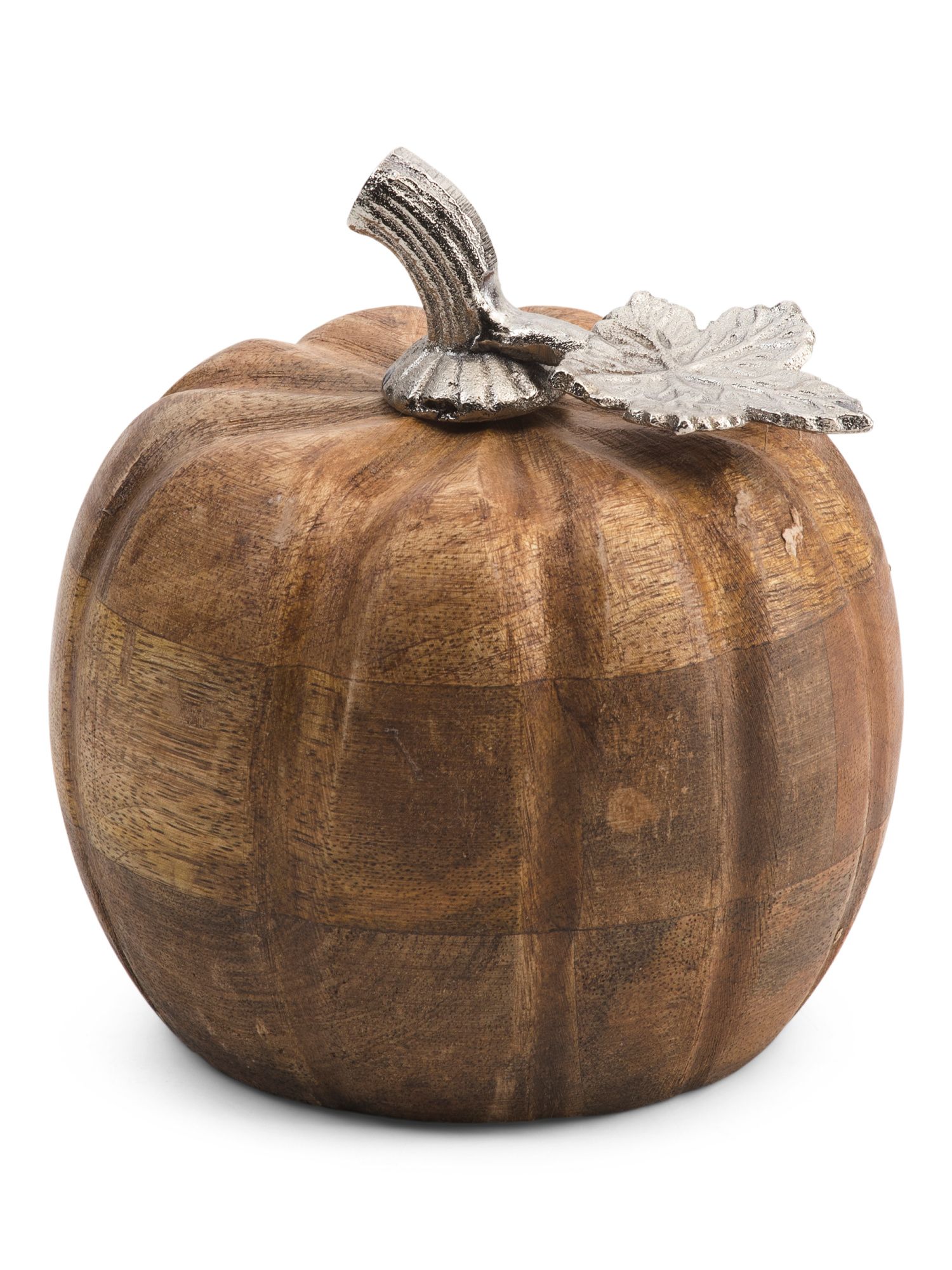 5in Wooden Pumpkin | TJ Maxx