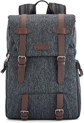 Evecase Water Resistant Convertible SLR DSLR Backpack with Rain Cover for Digital Camera with 15.... | Amazon (US)