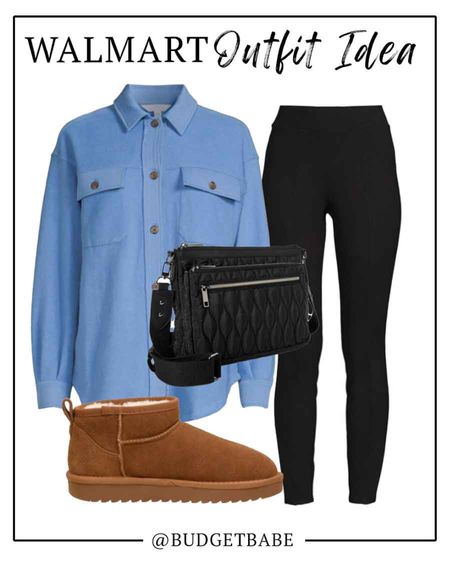 Walmart shacket outfit idea #walmartpartner #IYWYK #walmart #walmartfashion 

#LTKunder50 #LTKsalealert