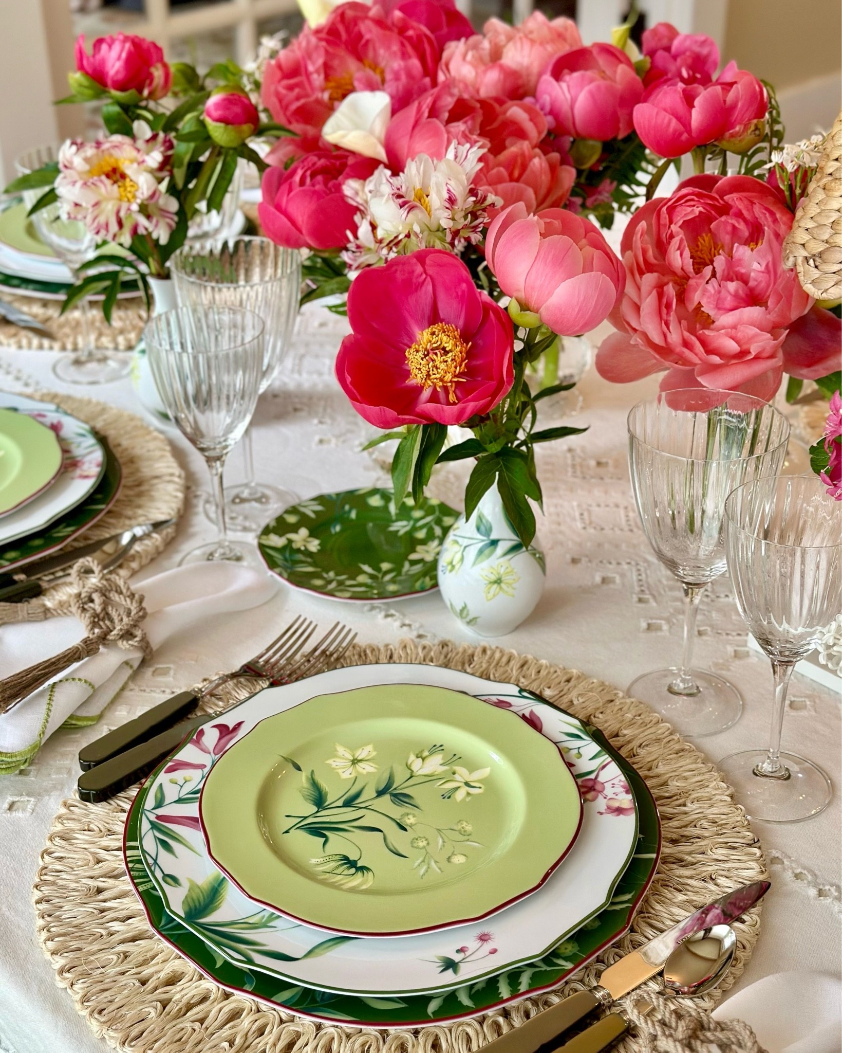 Spring table in pink and green featuring products from @overthemoon

#LTKfoodie #LTKSeasonal #LTKHome