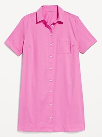 Button-Down Mini Shirt Dress | Old Navy (US)