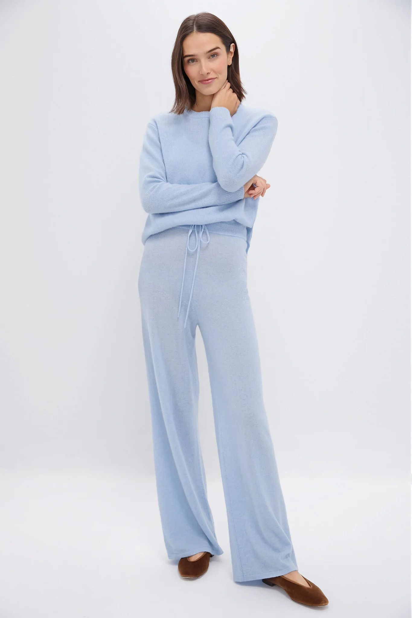 Ice Blue Cashmere Jane Pant | Tuckernuck (US)