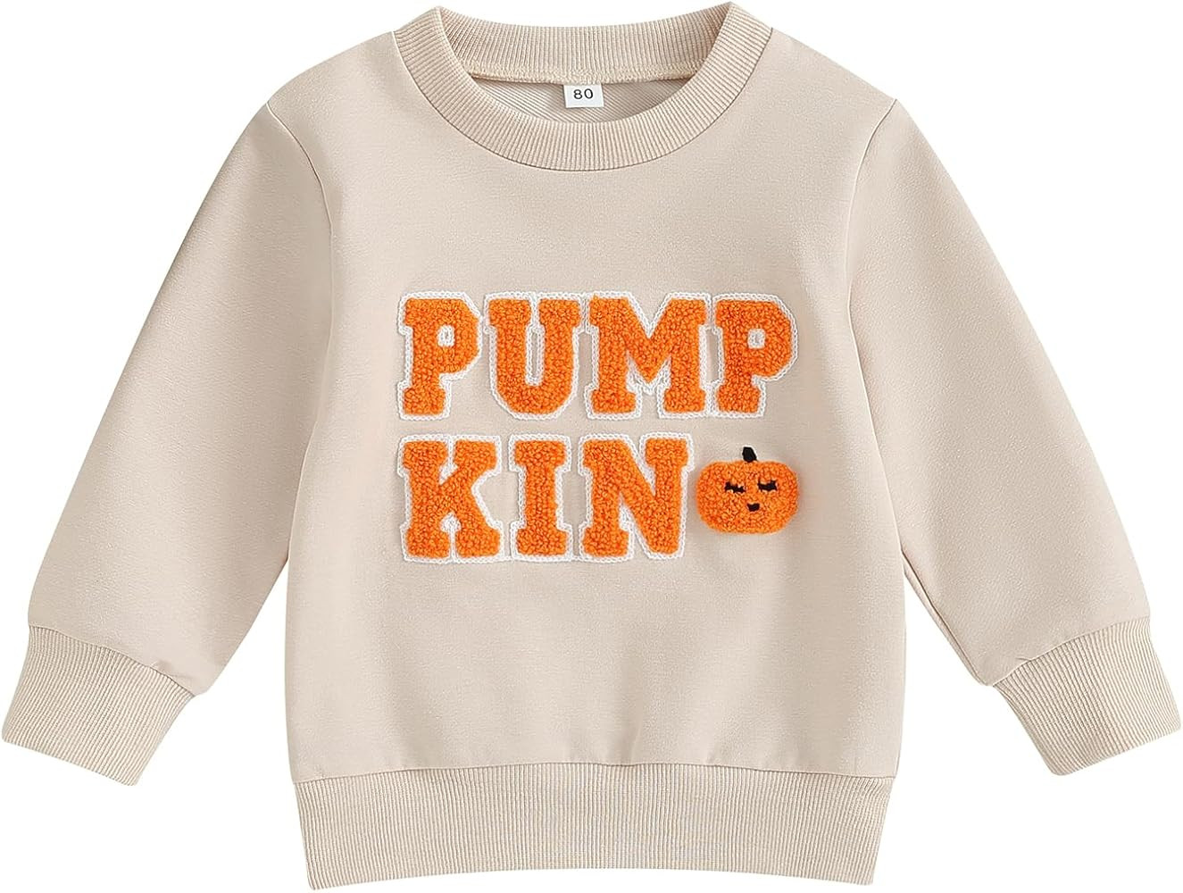 Ayalinggo Toddler Baby Girl Boy Halloween Sweatshirt Long Sleeve Pumpkin Shirt Crewneck Sweater R... | Amazon (US)