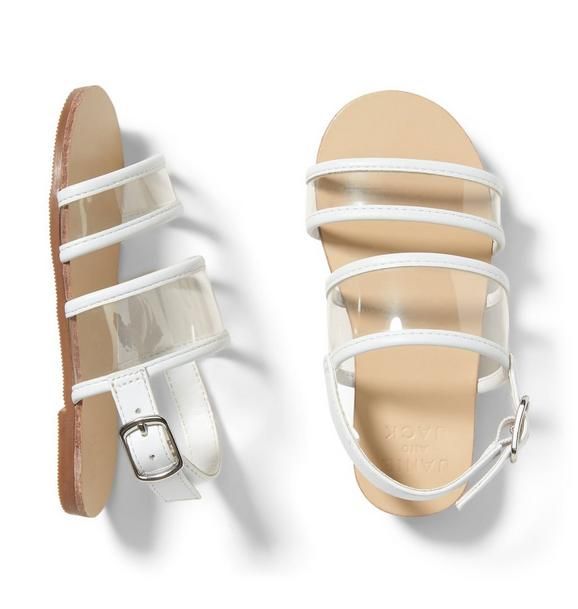 Clear Strap Sandal | Janie and Jack