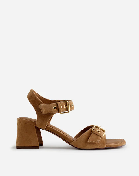The Neeka Ankle-Strap Heeled Sandal | Madewell
