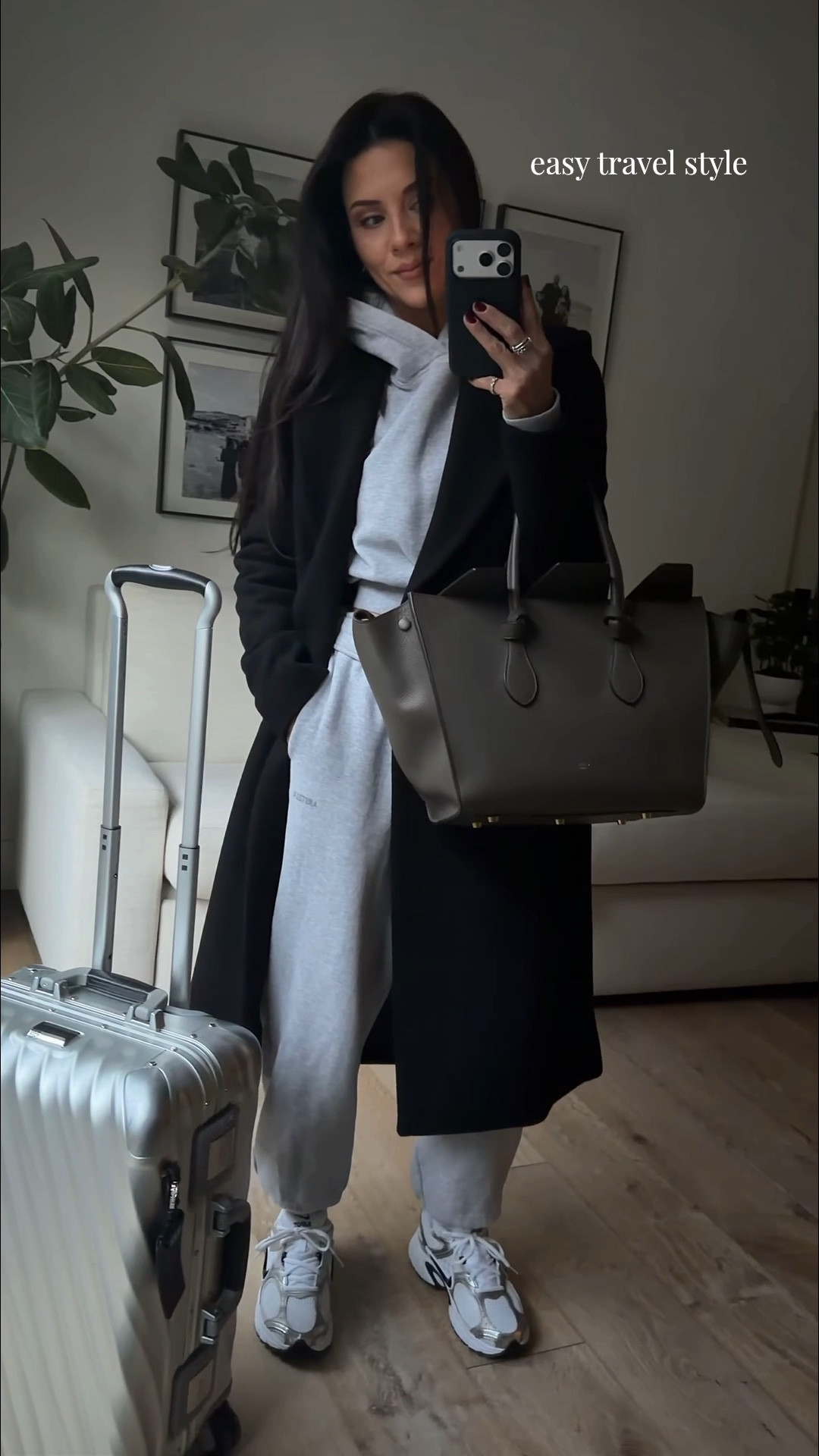 Easy travel style in the comfiest sweatsuit set new sneakers. I’m in love with and a chic overcoat.

#LTKTravel #LTKootd #LTKgrwm