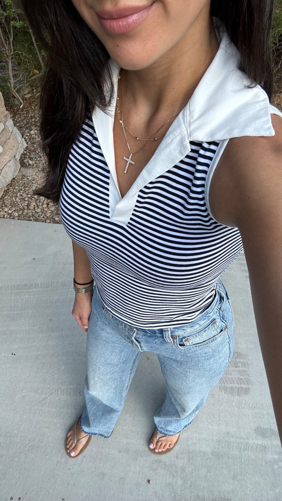 🫶🏼
Top - S
Jeans - 27
Shoes - 8

