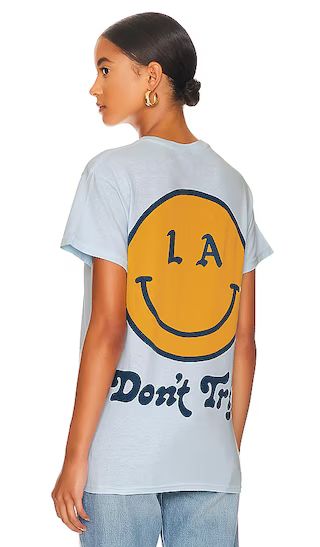 Be Happy La Tee in Powder Blue | Revolve Clothing (Global)