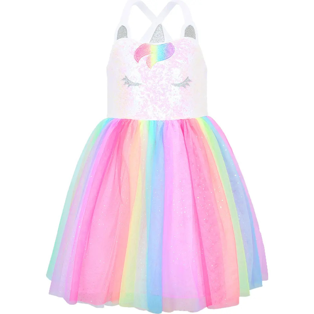 Zunie Kids' Sequin Unicorn Tutu Dress in Ivory Multi at Nordstrom Rack, Size 2T | Nordstrom Rack