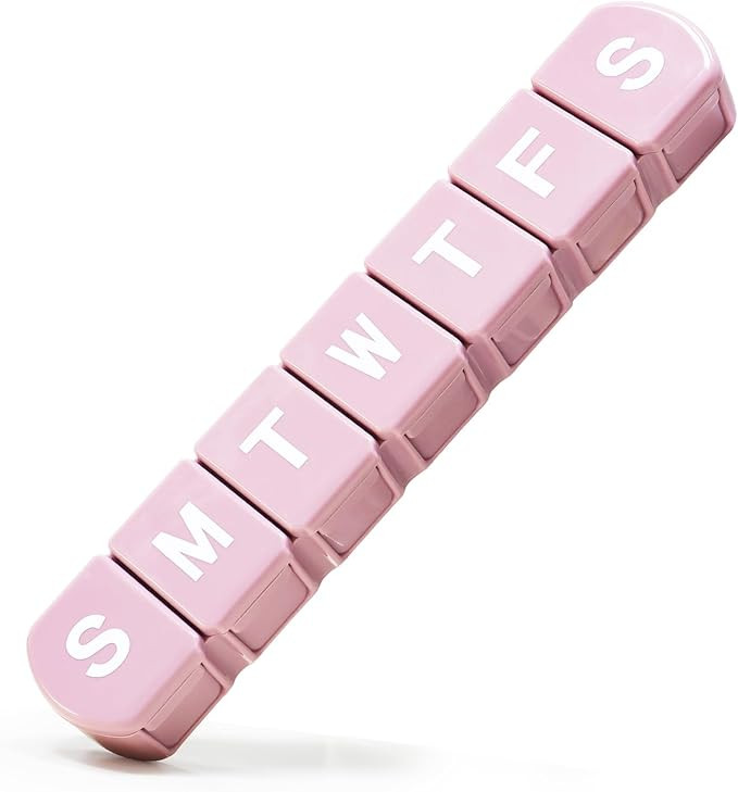 MOLN HYMY XL Weekly Pill Box Organizer 7 Day, 1 Week Jumbo Pill Dispenser Case One Time a Day, Da... | Amazon (US)