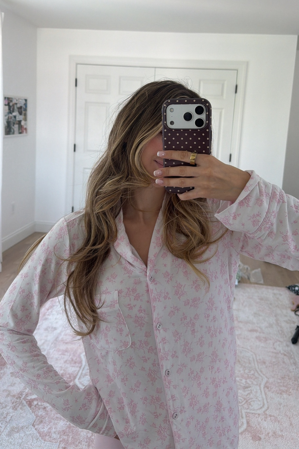 floral matching pjs @skims 🌸

#LTKmorningroutine #LTKgrwm #LTKootd