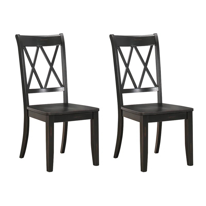 Cheryll Solid Wood Cross Back Side Chair | Wayfair North America
