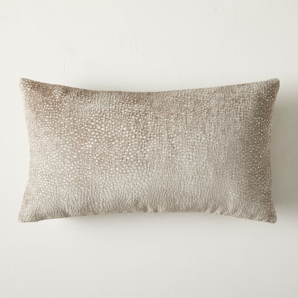 Dotted Chenille Jacquard Pillow Cover | West Elm (US)