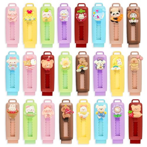 24 Pack Cute Retractable Erasers for Kids Fun Eraser Bulk Kawaii Pencil Erasers Kids Pencil Erasers for Back to School Supplies Classroom Rewards Gifts. | Amazon (US)
