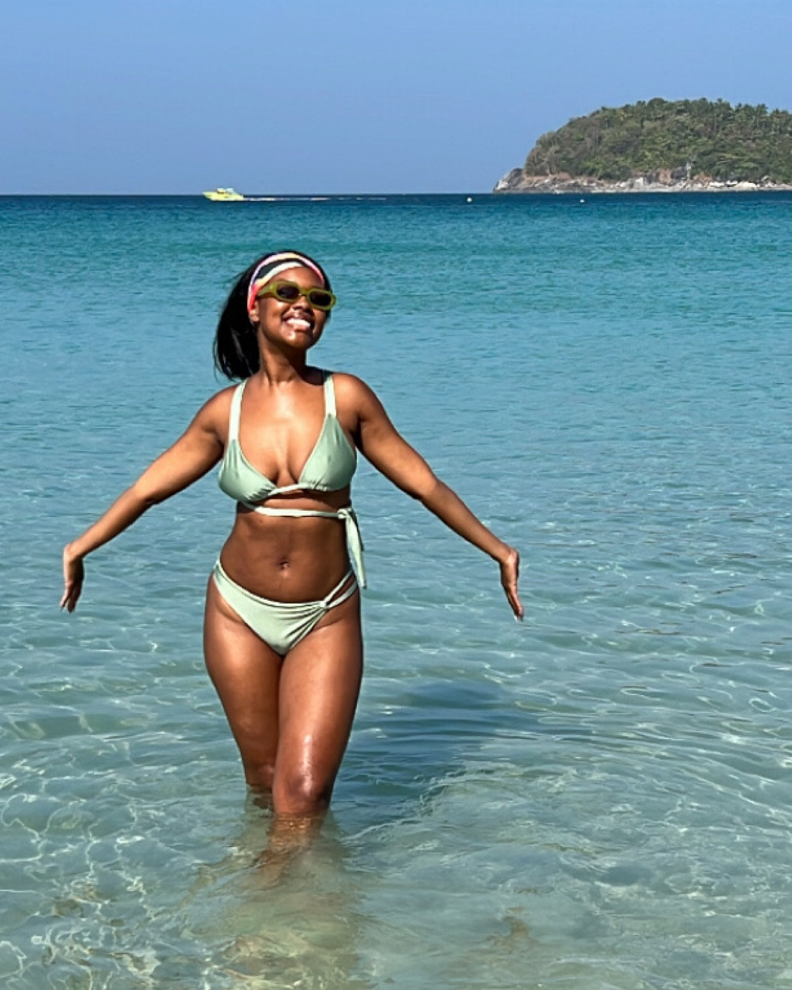 Love this #swimsuit - Not a lot of boob support though FYI! This is in Thailand! 

#LTKtravel #LTKsalealert #LTKswim