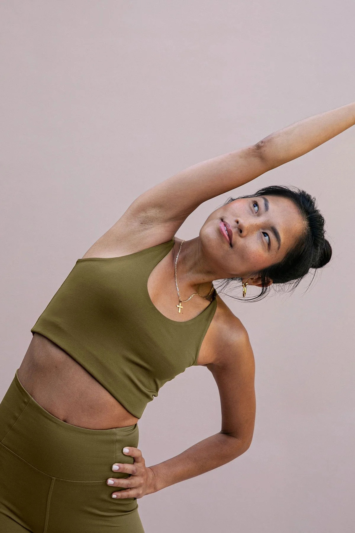 Fern Cleo Halter Bra | Girlfriend Collective