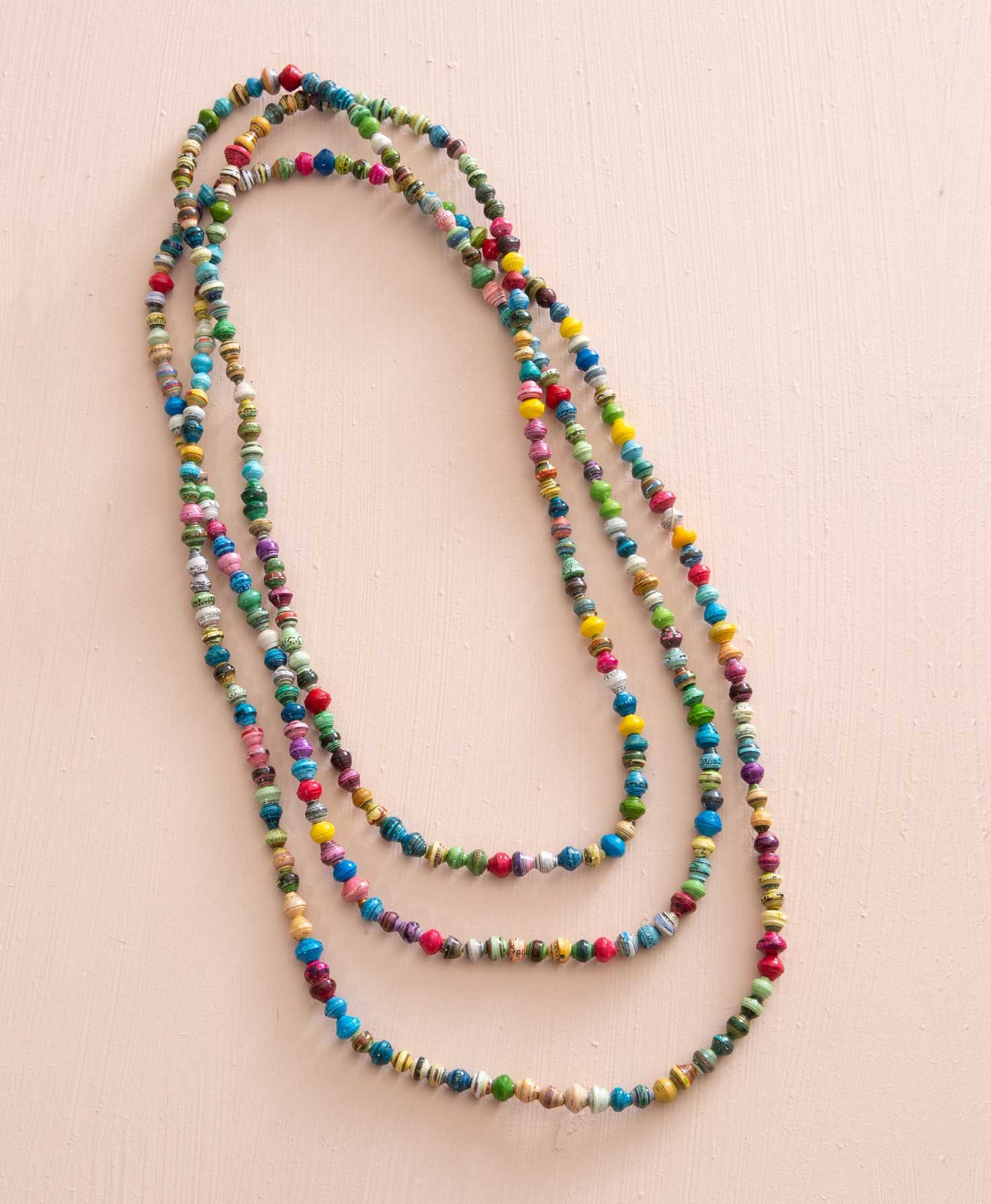 Dainty Paper Bead Necklace | Noonday Collection