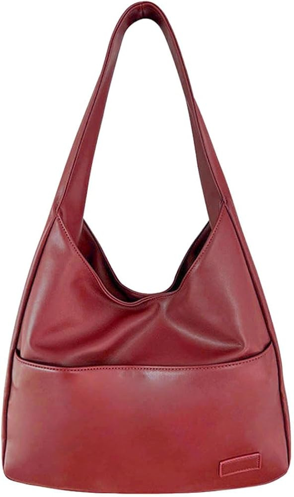 Women Vintage Hobo Bag Casual PU Leather Shoulder Bag Large Capacity Retro Tote Handbag Soft Unde... | Amazon (US)