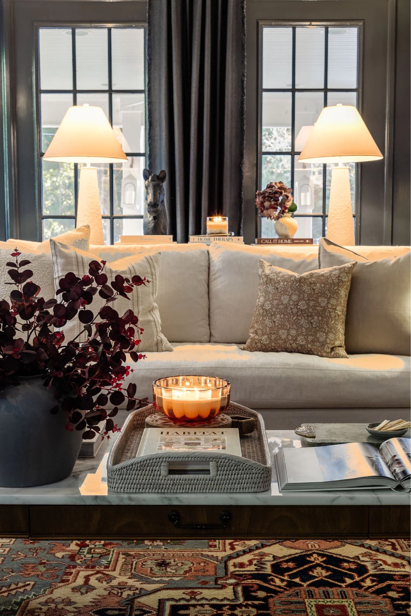 Can’t believe we never thought to do this console table behind the sofa before! These lamps from @wayfair were the best find!
#wayfairpartner #wayfair #ad #paidlink

#LTKHome #LTKStyleTip