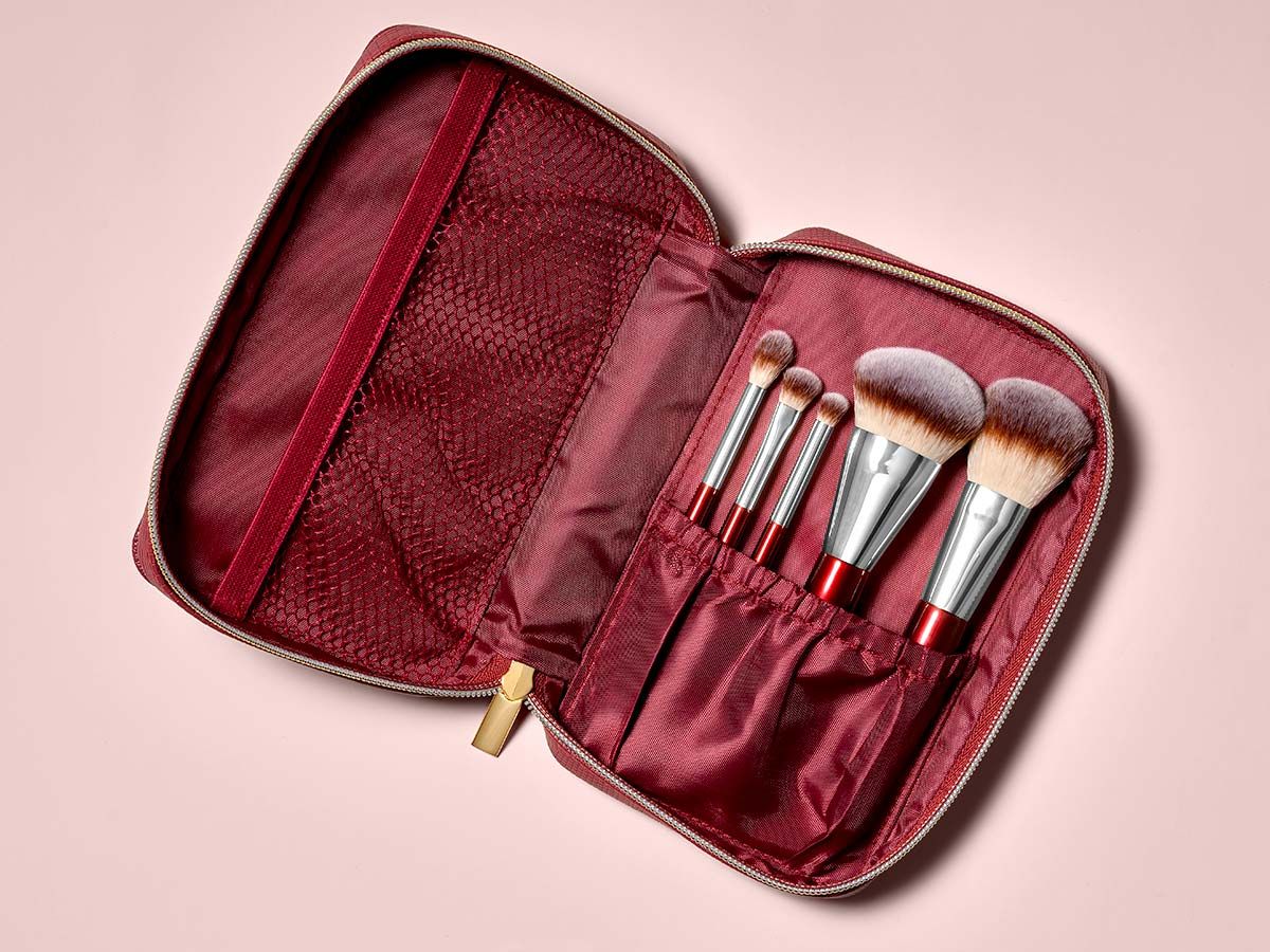 Travel Brush Set with Pouch | BK Beauty