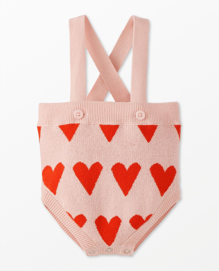 Baby Sweater Knit Strapped Romper | Hanna Andersson