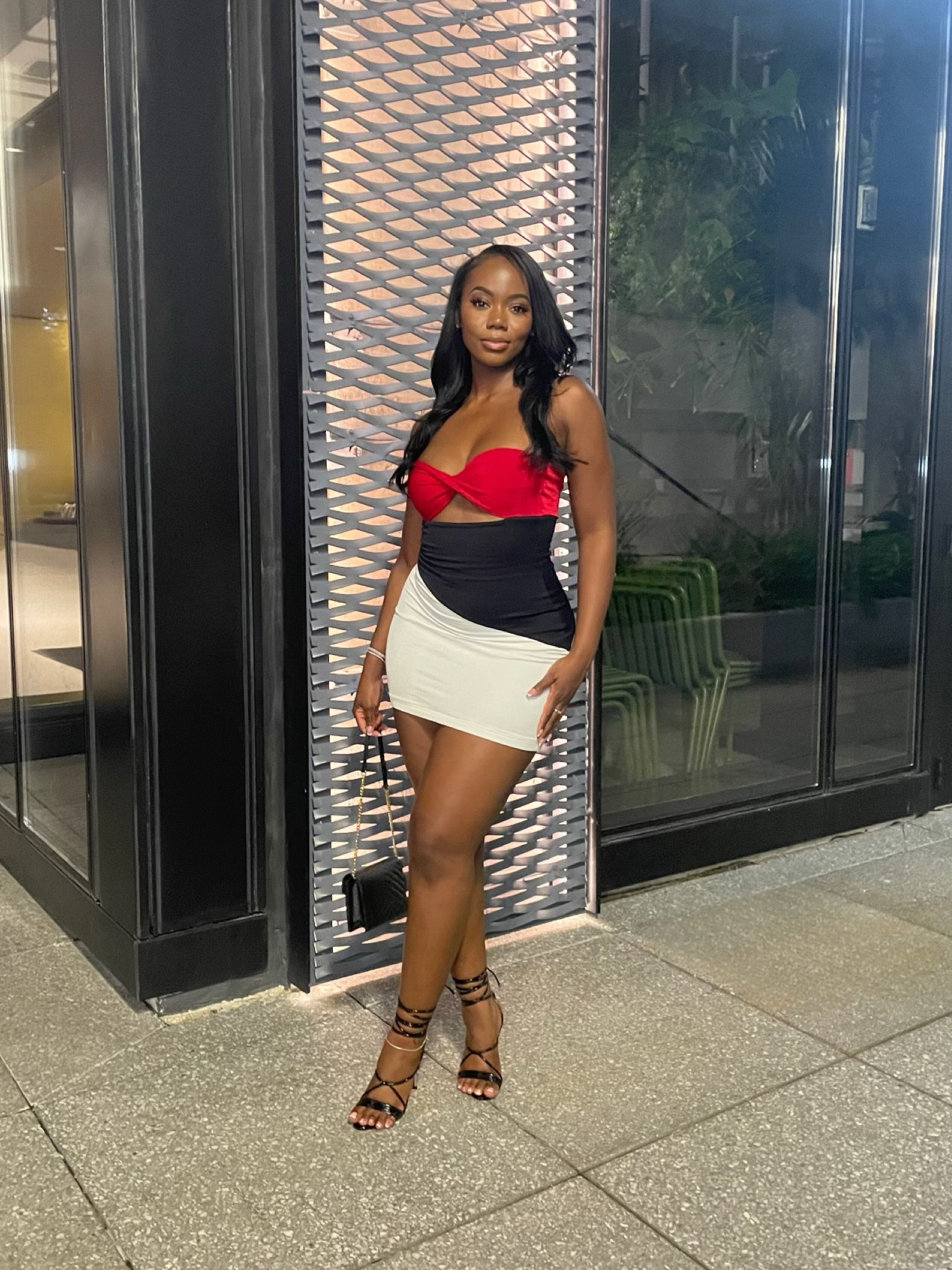 Tricolor peek a boo mini dress. Fits like a glove! Perfect dress for my night out in Miami 

#LTKHoliday #LTKstyletip #LTKparties