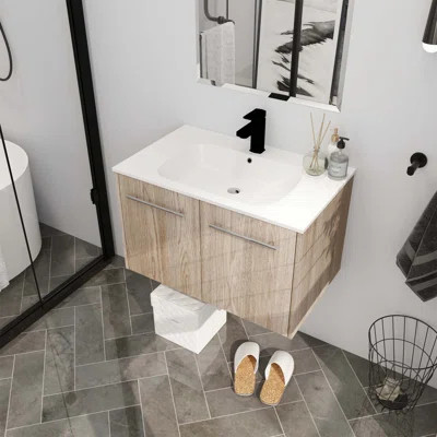 Tyairah 18.1'' Single Bathroom Vanity with Ceramic Top | Wayfair North America