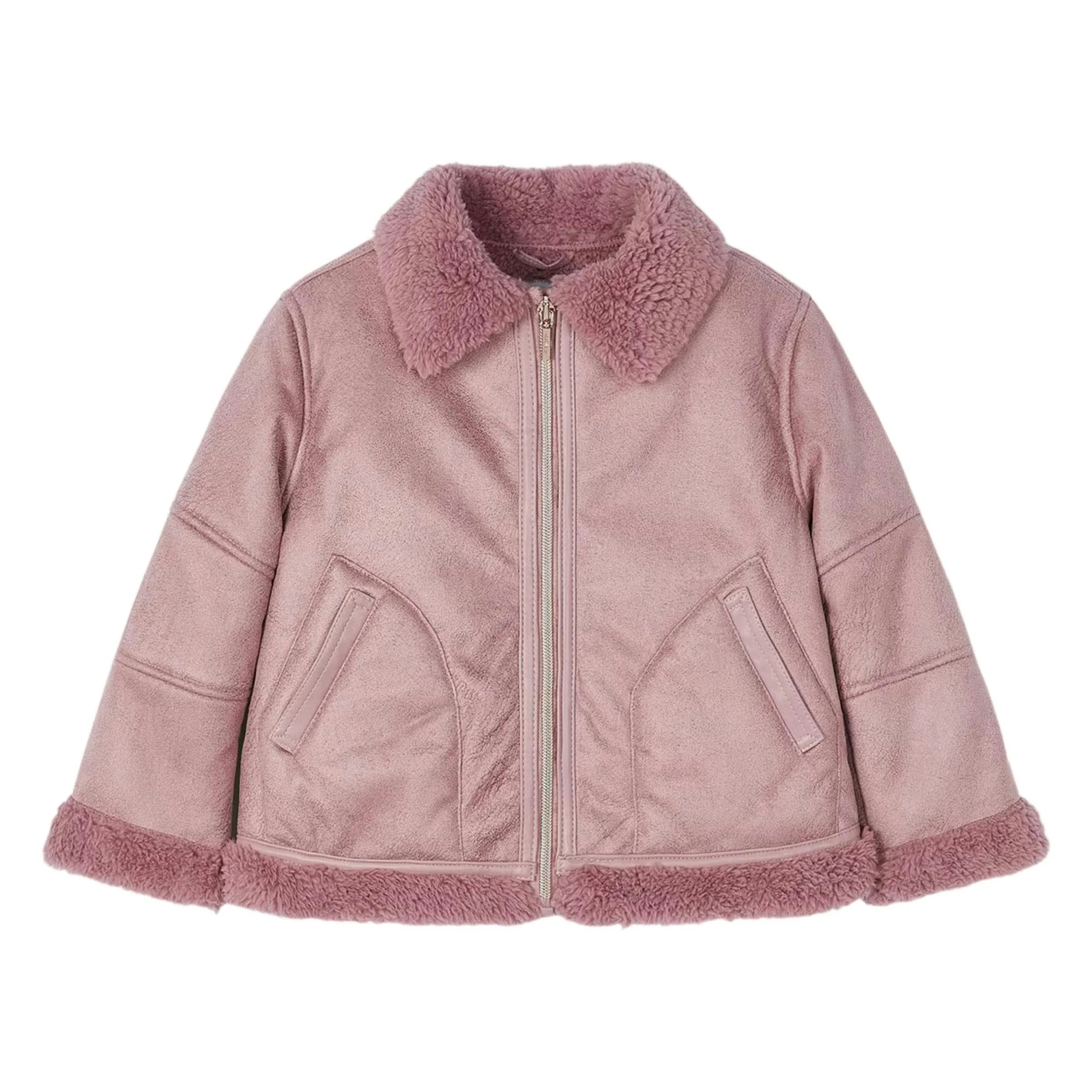 Pink Rose Quilted Flight Jacket Pink / 6y | Maisonette