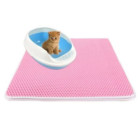 Dual Layer Waterproof Honeycomb Non-Slip Cat Litter Mat Floor Pad Pet Supply | Walmart (US)