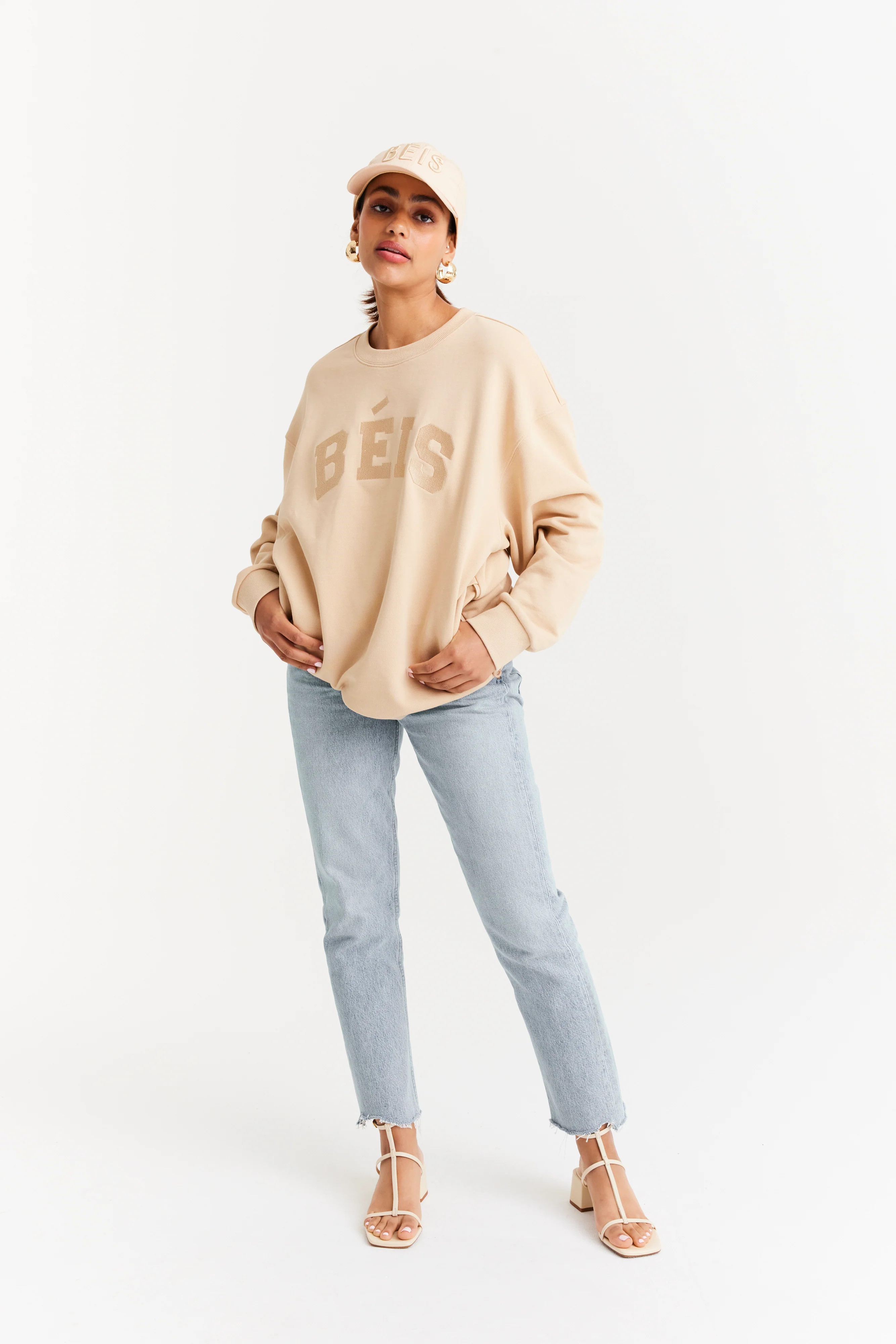 The Sweatshirt 
                in Beige | BEIS