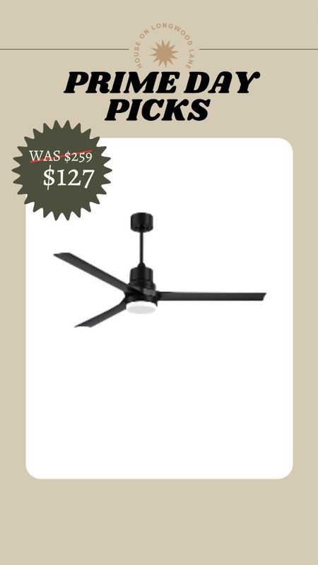 51% OFF CEILING FAN + LIGHT
This ceiling fan is very similar to the ones we have all over our house! A little larger at 6o" and 6 different color way options and great reviews.

#LTKxPrimeDay #LTKFind #LTKsalealert