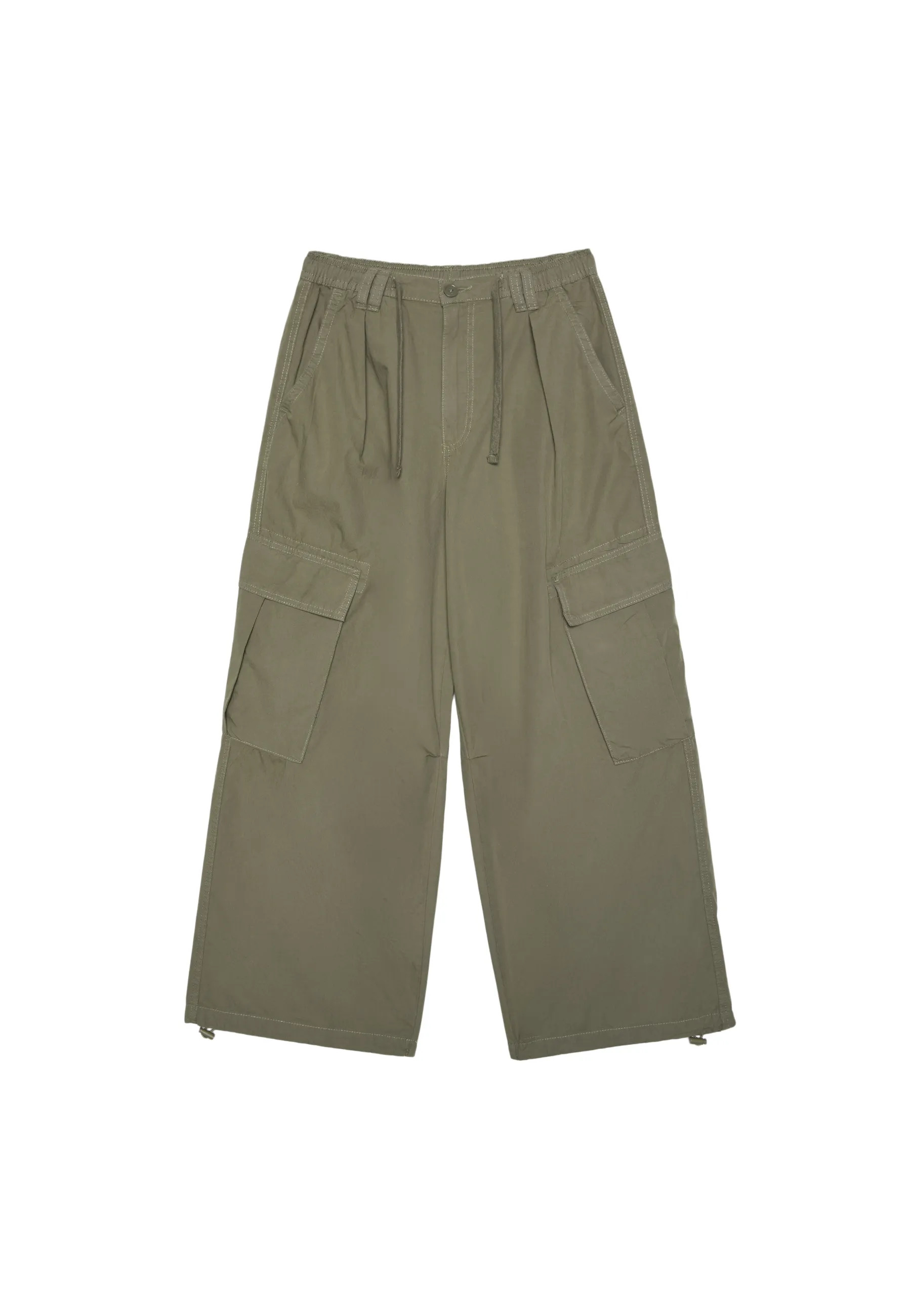 Pantalon popeline stoppers - Mode femme | Stradivarius France | Stradivarius (FR)