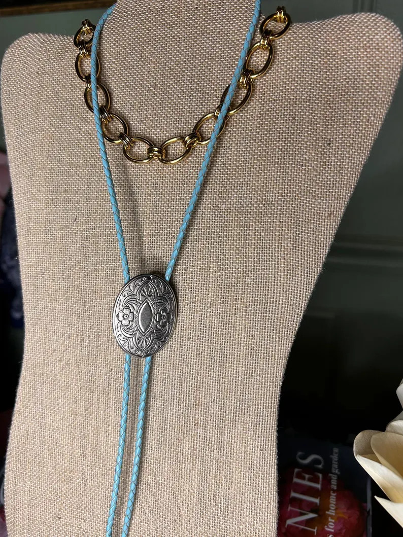 Sienna Silver Bolo Necklace | Etsy (Global)