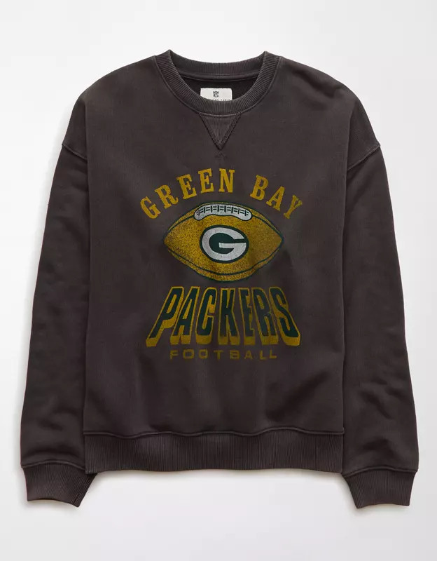 AE NFL Green Bay Packers Crew Neck Sweatshirt | American Eagle Outfitters (US & CA)