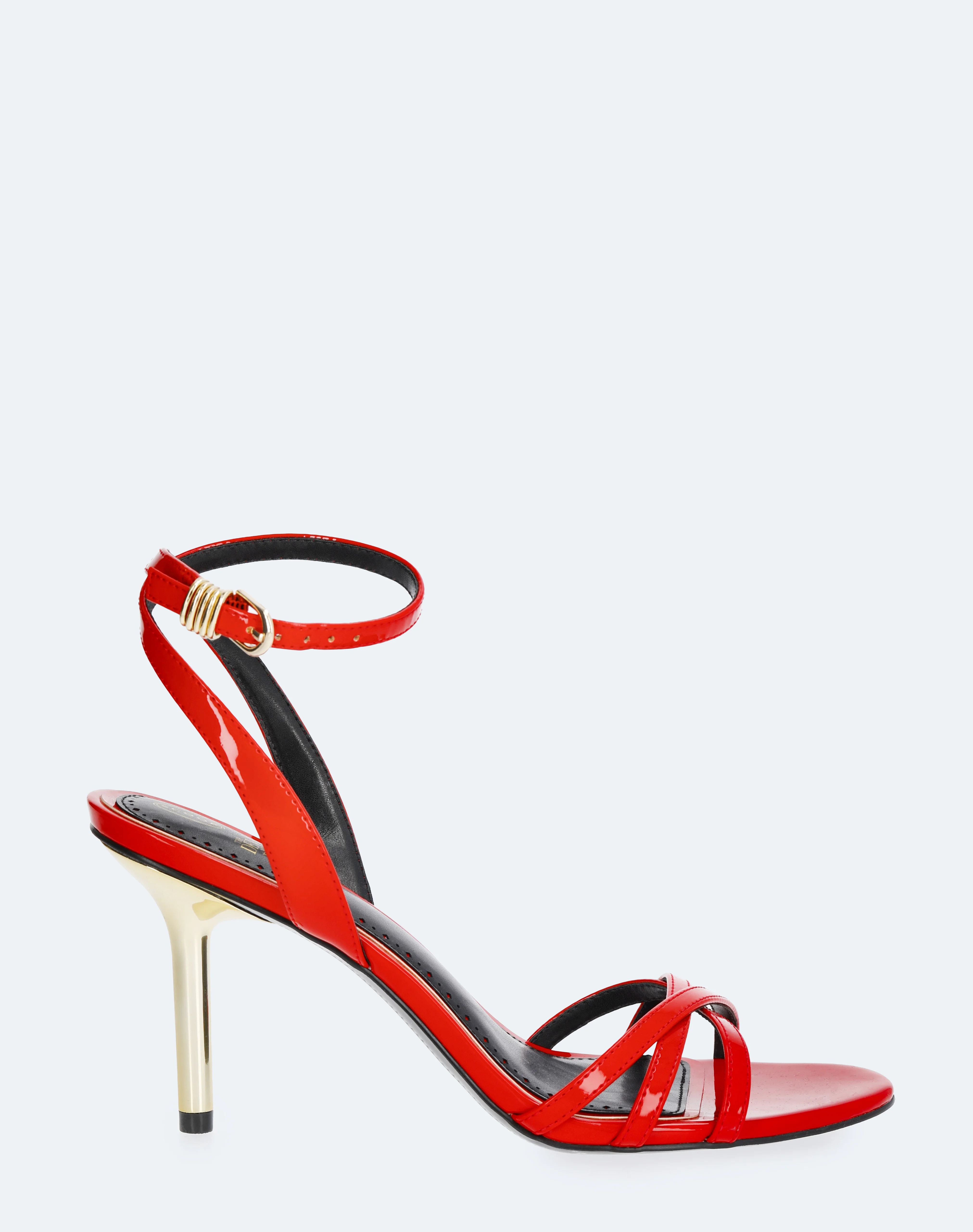 Devil Wears Prada Scoop Collection Women's Strappy Stiletto Heels | Walmart (US)