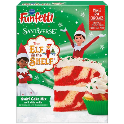 Pillsbury Elf On The Shelf Vanilla Swirl Cake Mix - 15.25oz | Target